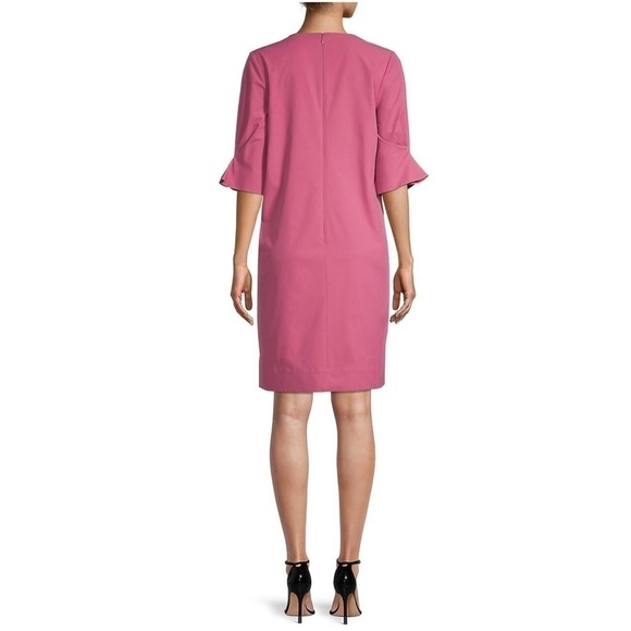 NWT Kay Unger Daytime Linda Sheath Dress Berry Sorbet - Size 8 - Picture 4 of 8